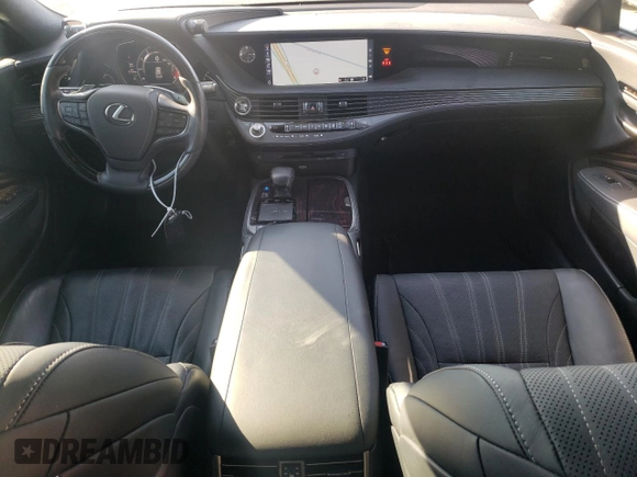 2019 Lexus LS 500 z VIN JTHB51FF0K5009216, wystawiony jako Copart lot #88032255 z przebiegiem 27 369 mil mil oraz Szkoda całkowita • Salvage title. Historia ofert i sprzedaży dostępna na DreamBid. Obrazek 8.