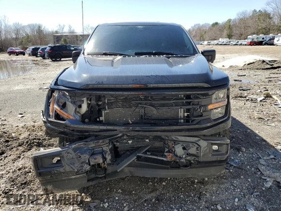 2024 Ford F-150 XLT with VIN 1FTFW3LD5RFB53704, listed as a Copart auction lot 49791305 with 5,972 mi miles and Salvage Title. Bid and sale history available at carsss.com. Image 5.