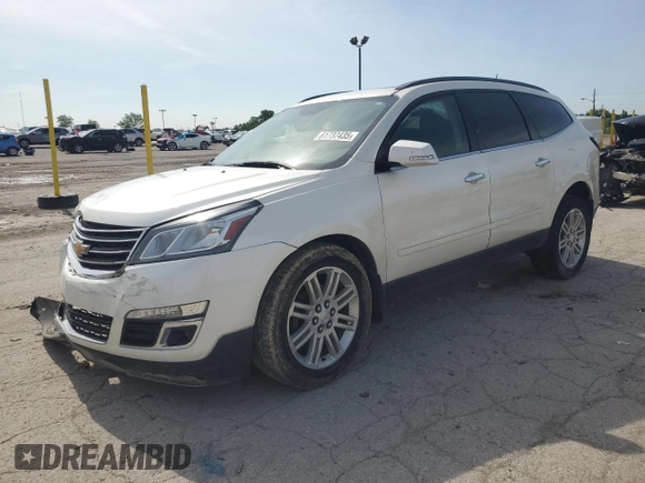 2015 Chevrolet Traverse LT with VIN 1GNKRGKD0FJ112623, listed as a Copart auction lot 61737435 with 142,760 mi miles and Salvage title. Bid and sale history available at DreamBid. Image 1.