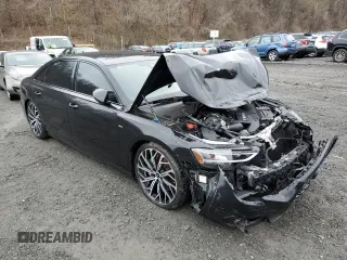 2022 Audi A8 with VIN WAULDAF85NN004895, listed as a Copart auction lot 51758025 with 61,164 mi miles and Salvage title. Bid and sale history available at DreamBid. Image 4.
