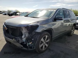 2020 Chevrolet Traverse LT z VIN 1GNERHKW6LJ134108, wystawiony jako Copart lot #58661185 z przebiegiem 122 949 mil mil oraz Szkoda całkowita • Salvage title. Historia ofert i sprzedaży dostępna na DreamBid. Obrazek 1.