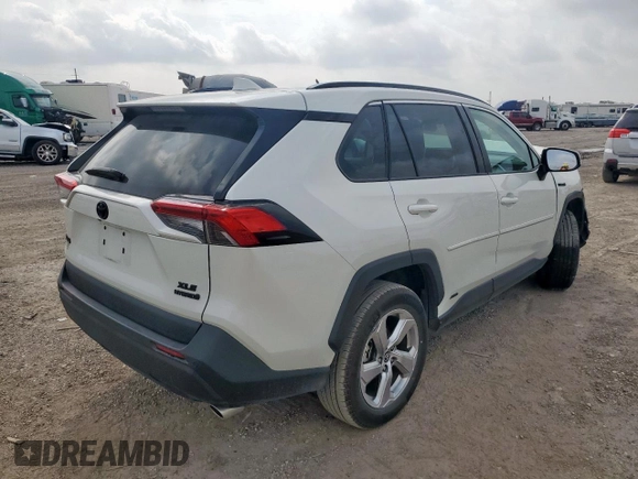 2021 Toyota RAV4 Hybrid LE with VIN 4T3B6RFV8MU056574, listed as a Copart auction lot 56977735 with 19,032 mi miles and Salvage title. Bid and sale history available at DreamBid. Image 3.