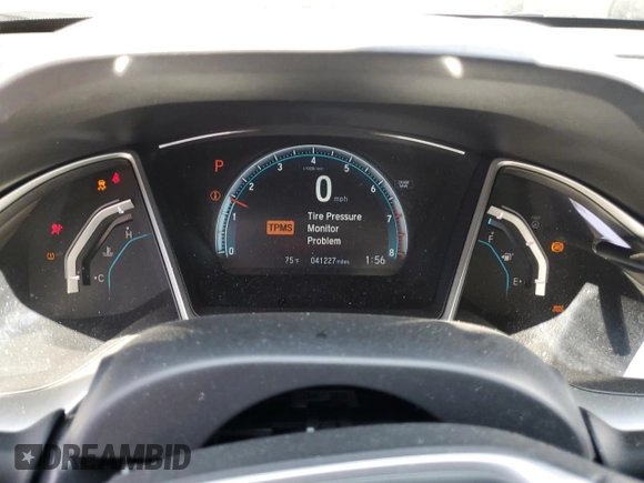2018 Honda Civic EX with VIN 2HGFC2F78JH506451, listed as a Copart auction lot 54977565 with 41,227 mi miles and Salvage Title. Bid and sale history available at DreamBid. Image 9.