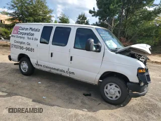 2008 Ford Econoline Cargo Commercial with VIN 1FTNE14L28DA36035, listed as a Copart auction lot 71575904 with 305,497 mi miles and Salvage title. Bid and sale history available at DreamBid. Image 4.