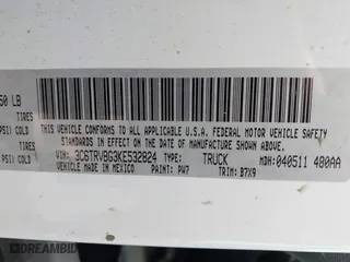 2019 Ram ProMaster Cargo Van with VIN 3C6TRVBG3KE532824, listed as a IAAI auction lot 41677419 with 127,056 mi miles. Bid and sale history available at carsss.com. Image 9.