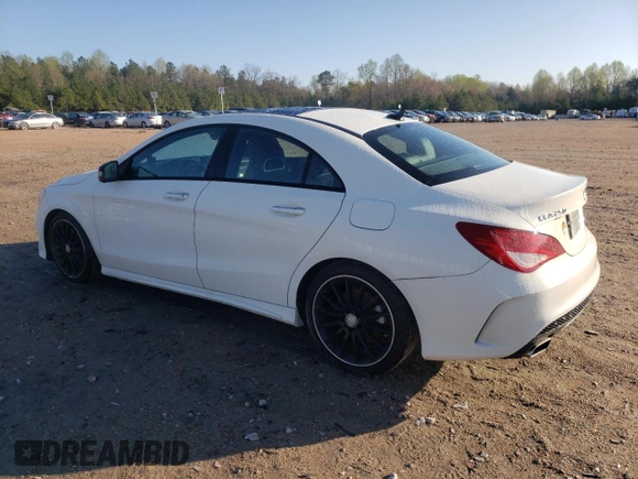 2016 Mercedes-Benz CLA with VIN WDDSJ4GB1GN349921, listed as a Copart auction lot 46434853 with 70,975 mi miles. Bid and sale history available at carsss.com. Image 2.