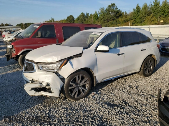 2020 Acura MDX w/Advance Pkg with VIN 5J8YD4H80LL016759, listed as a Copart auction lot 75856524 with 80,320 mi miles and Salvage Title. Bid and sale history available at carsss.com. Image 1.