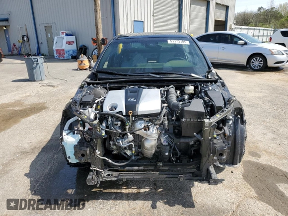 2021 Lexus ES 350 F Sport z VIN 58AHZ1B15MU081763, wystawiony jako Copart lot #51173105 z przebiegiem 55 855 mil mil oraz Nie do naprawy • Non repairable. Historia ofert i sprzedaży dostępna na DreamBid. Obrazek 5.