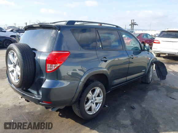 2007 Toyota RAV4 Sport with VIN JTMBK32V776021495, listed as a IAAI auction lot 41608067 with 1 mi miles. Bid and sale history available at carsss.com. Image 4.