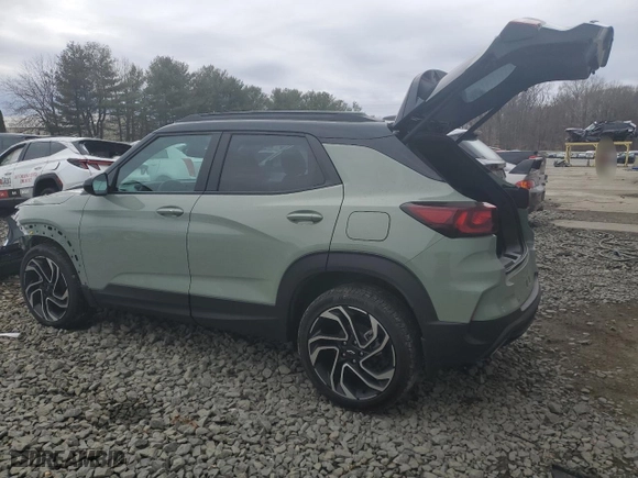 2024 Chevrolet TrailBlazer RS with VIN KL79MTSL6RB179969, listed as a Copart auction lot 88992935 with 5,450 mi miles and Salvage Title. Bid and sale history available at carsss.com. Image 2.