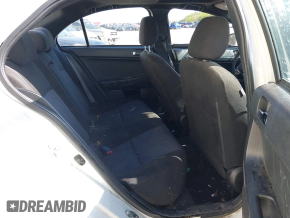 2017 Mitsubishi Lancer ES with VIN JA32U2FU2HU013922, listed as a IAAI auction lot 42021535 with 91,007 mi miles. Bid and sale history available at carsss.com. Image 8.