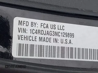2022 Dodge Durango SXT with VIN 1C4RDJAG3NC129899, listed as a IAAI auction lot 41639299 with 50,268 mi miles and . Bid and sale history available at DreamBid. Image 9.
