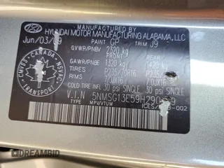 2009 Hyundai Santa Fe GL z VIN 5NMSG13E59H290329, wystawiony jako Copart lot #74808684 z przebiegiem 246 901 mil mil oraz Szkoda całkowita • Salvage title. Historia ofert i sprzedaży dostępna na DreamBid. Obrazek 13.