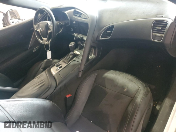 2016 Chevrolet Corvette 1LT with VIN 1G1YB2D72G5123675, listed as a Copart auction lot 57432534 with 45,773 mi miles and Salvage Title. Bid and sale history available at carsss.com. Image 8.