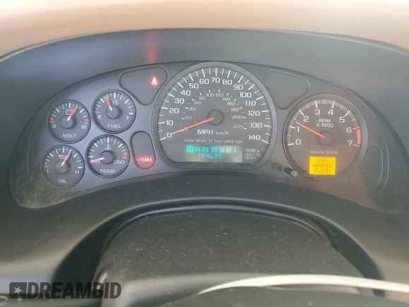 2003 Chevrolet Monte Carlo SS with VIN 2G1WX12K639455156, listed as a Copart auction lot 75675414 with 124,695 mi miles and Salvage Title. Bid and sale history available at carsss.com. Image 9.