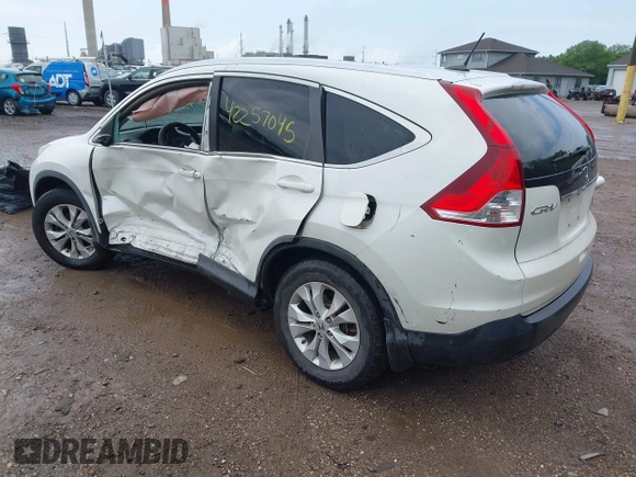 2012 Honda CR-V EX-L with VIN 5J6RM4H77CL077658, listed as a IAAI auction lot 42257045 with Not provided miles and . Bid and sale history available at DreamBid. Image 3.