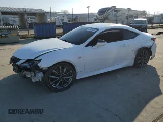 2021 Lexus RC with VIN JTHGZ5BC7M5023520, listed as a Copart auction lot 83907694 with 25,286 mi miles and Salvage Title. Bid and sale history available at carsss.com. Image 1.