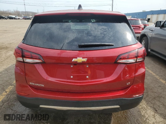 2024 Chevrolet Equinox LT with VIN 3GNAXKEG8RL309787, listed as a Copart auction lot 53551435 with 2,125 mi miles and Salvage title. Bid and sale history available at DreamBid. Image 6.