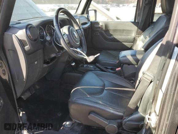 2017 Jeep Wrangler Unlimited 75th Anniversary z VIN 1C4BJWEG3HL674913, wystawiony jako Copart lot #58950465 z przebiegiem 46 793 mil mil oraz Szkoda całkowita • Salvage title. Historia ofert i sprzedaży dostępna na DreamBid. Obrazek 7.