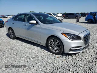 2019 Genesis G80 3.8L with VIN KMHGN4JE0KU299269, listed as a Copart auction lot 52155675 with 65,743 mi miles and Salvage title. Bid and sale history available at DreamBid. Image 4.