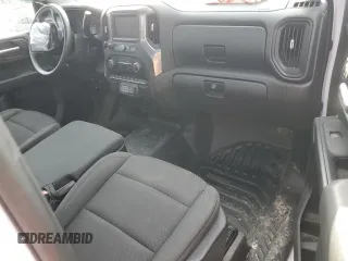 2023 Chevrolet Silverado 1500 Work Truck with VIN 3GCNAAED7PG325867, listed as a Copart auction lot 47447205 with 0 mi miles and Salvage Title. Bid and sale history available at carsss.com. Image 8.