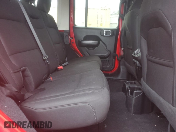 2020 Jeep Wrangler Unlimited Sport S with VIN 1C4HJXDN5LW172959, listed as a Copart auction lot 57532145 with 63,243 mi miles and Salvage title. Bid and sale history available at DreamBid. Image 11.