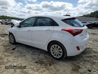 2016 Hyundai Elantra GT with VIN KMHD35LH6GU316279, listed as a Copart auction lot 70252724 with 42,791 mi miles and Salvage Title. Bid and sale history available at carsss.com. Image 2.