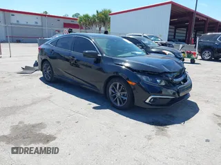 2021 Honda Civic EX-L z VIN 19XFC1F77ME008203, wystawiony jako IAAI lot #41860881 z przebiegiem 48 850 mil mil oraz . Historia ofert i sprzedaży dostępna na DreamBid. Obrazek 1.