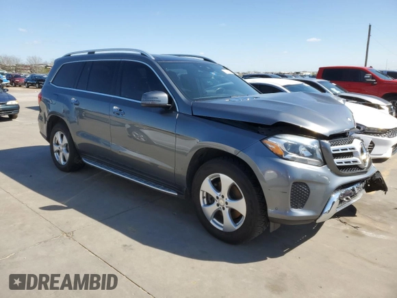2017 Mercedes-Benz GLS 450 with VIN 4JGDF6EEXHA875367, listed as a Copart auction lot 46113854 with 235,714 mi miles and . Bid and sale history available at DreamBid. Image 4.