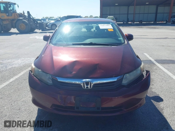2012 Honda Civic LX z VIN 19XFB2F56CE084744, wystawiony jako IAAI lot #42077087 z przebiegiem 177 263 mil mil oraz . Historia ofert i sprzedaży dostępna na DreamBid. Obrazek 12.