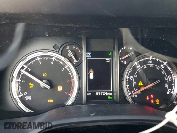 2023 Toyota 4Runner TRD Off Road Premium with VIN JTERU5JR8P6206787, listed as a Copart auction lot 54021565 with 69,724 mi miles and Salvage title. Bid and sale history available at DreamBid. Image 9.