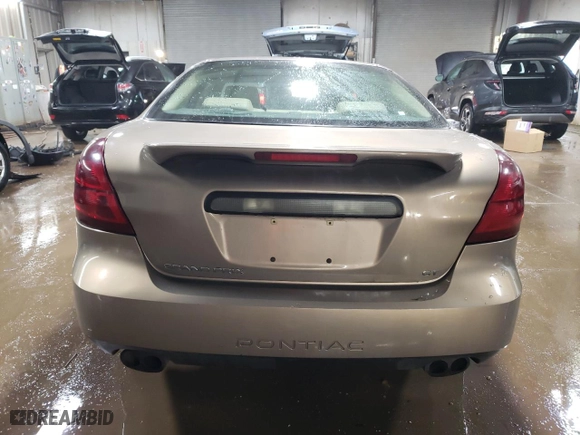 2007 Pontiac Grand Prix GT with VIN 2G2WR554671160525, listed as a Copart auction lot 47167555 with 126,768 mi miles and Salvage Title. Bid and sale history available at carsss.com. Image 6.
