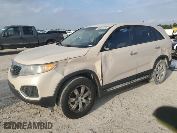 2011 Kia Sorento LX with VIN 5XYKT3A13BG159293, listed as a Copart auction lot 48415695 with 145,957 mi miles and Non Repairable. Bid and sale history available at carsss.com. Image 1.