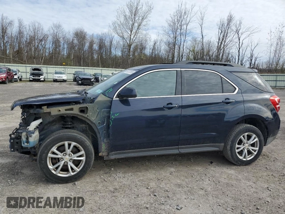 2016 Chevrolet Equinox LT z VIN 2GNFLFEKXG6360738, wystawiony jako Copart lot #54370195 z przebiegiem 84 316 mil mil oraz Szkoda całkowita • Salvage title. Historia ofert i sprzedaży dostępna na DreamBid. Obrazek 1.