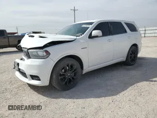 2020 Dodge Durango R/T with VIN 1C4SDJCT2LC119938, listed as a Copart auction lot 50194035 with 69,754 mi miles and Salvage title. Bid and sale history available at DreamBid. Image 1.