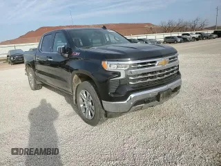2023 Chevrolet Silverado 1500 LTZ with VIN 1GCUDGE80PZ250664, listed as a Copart auction lot 49599055 with 61,878 mi miles and Salvage Title. Bid and sale history available at carsss.com. Image 10.