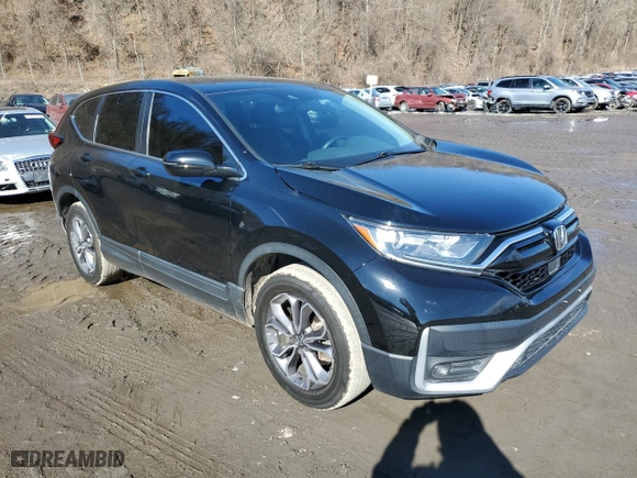 2021 Honda CR-V EX-L with VIN 2HKRW2H81MH653148, listed as a Copart auction lot 47107495 with 60,120 mi miles and Salvage Title. Bid and sale history available at carsss.com. Image 4.
