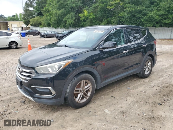 2017 Hyundai Santa Fe 2.4L with VIN 5XYZTDLB3HG444157, listed as a Copart auction lot 60741295 with 97,119 mi miles and Clean title. Bid and sale history available at DreamBid. Image 1.