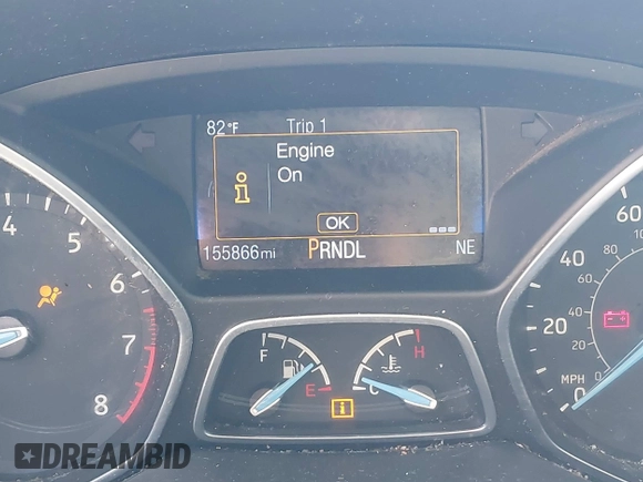 2016 Ford Focus SE with VIN 1FADP3F20GL279617, listed as a IAAI auction lot 41889794 with 155,866 mi miles. Bid and sale history available at carsss.com. Image 15.