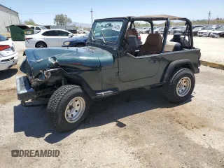 1994 Jeep Wrangler S with VIN 1J4FY19P7RP437520, listed as a Copart auction lot 57447085 with 124,023 mi miles and Salvage title. Bid and sale history available at DreamBid. Image 1.