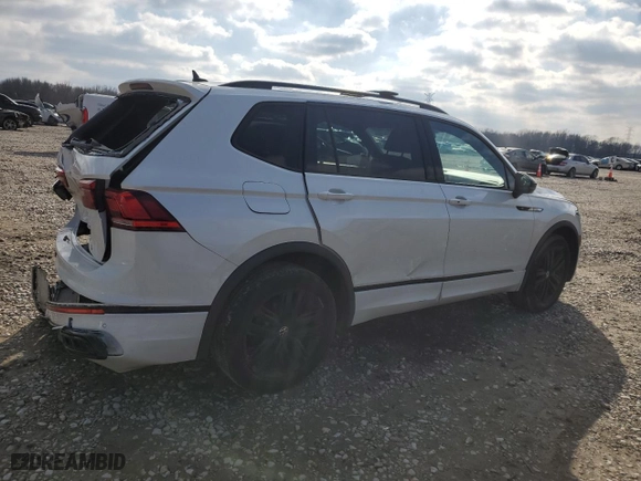 2022 Volkswagen Tiguan SE R-Line Black with VIN 3VVCB7AX8NM132084, listed as a Copart auction lot 45324885 with 36,546 mi miles and Salvage Title. Bid and sale history available at carsss.com. Image 3.