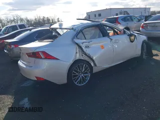 2016 Lexus IS 300 with VIN JTHCM1D20G5011711, listed as a IAAI auction lot 41218494 with 1 mi miles. Bid and sale history available at carsss.com. Image 4.