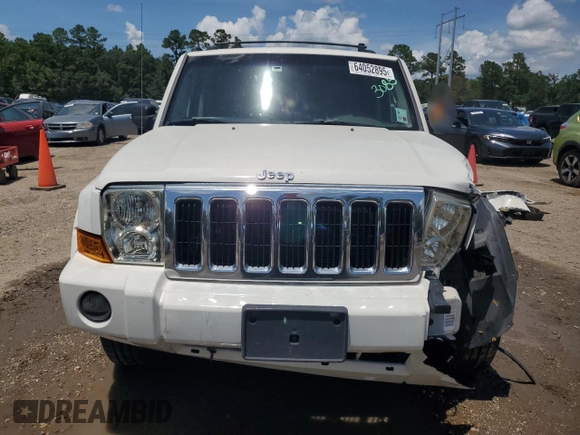 2007 Jeep Commander Limited z VIN 1J8HH582X7C507939, wystawiony jako Copart lot #64052895 z przebiegiem Nie podano mil oraz Szkoda całkowita • Salvage title. Historia ofert i sprzedaży dostępna na DreamBid. Obrazek 5.