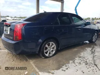 2005 Cadillac CTS with VIN 1G6DP567050235555, listed as a Copart auction lot 73053684 with 95,800 mi miles and Salvage Title. Bid and sale history available at carsss.com. Image 3.