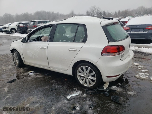 2011 Volkswagen Golf TDI with VIN WVWDM7AJ4BW161053, listed as a Copart auction lot 44912435 with 63,022 mi miles and Salvage Title. Bid and sale history available at carsss.com. Image 2.