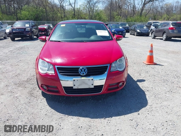 2009 Volkswagen Eos Komfort with VIN WVWBA71F39V008482, listed as a IAAI auction lot 42047734 with 109,307 mi miles and . Bid and sale history available at DreamBid. Image 12.