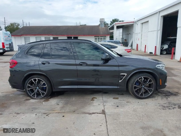 2020 BMW X3 M Competition with VIN 5YMTS0C01LLT10364, listed as a IAAI auction lot 41201498 with NaN miles. Bid and sale history available at carsss.com. Image 13.