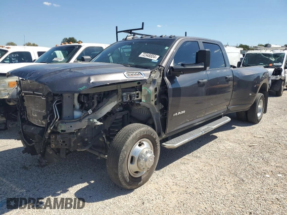 2022 Ram 3500 Tradesman with VIN 3C63RRGL2NG161466, listed as a Copart auction lot 72348804 with 36,614 mi miles and Salvage Title. Bid and sale history available at carsss.com. Image 1.