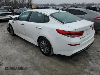 2019 Kia Optima LX with VIN 5XXGT4L35KG331970, listed as a Copart auction lot 42779885 with 121,915 mi miles and Salvage Title. Bid and sale history available at carsss.com. Image 2.