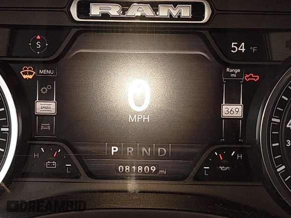 2020 Ram 1500 Big Horn with VIN 1C6SRFBT9LN292321, listed as a IAAI auction lot 42193481 with 81,809 mi miles and . Bid and sale history available at DreamBid. Image 15.